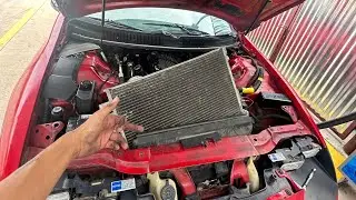 Ac system delete on fbody Camaro pt.1 (condenser/lines)