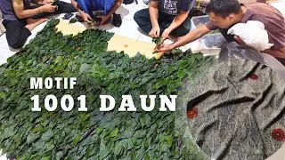 MEMBUAT ECOPRINT DENGAN BLANKET DAUN!! ada yang pernah coba?