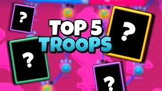 RUSH WARS TOP 5 HQ 4 TROOPS! Best Troops For Attacking And Defending!