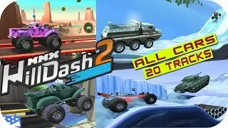 MMX Hill Dash 2 - All Cars & 20 Tracks Android Gameplay HD