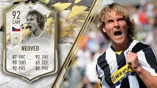 92 NEDVED ICON MOMENTS PLAYER REVIEW FIFA 22