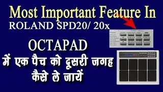How to use copy button-Roland SPD-20 or SPD20x