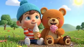 Teddy Bear Ice Cream Fun | Fun Toddler Song for Kids | Nursery Rhyme