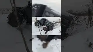 как борет крутой заснеженный подъём БТХ-2 #shorts
