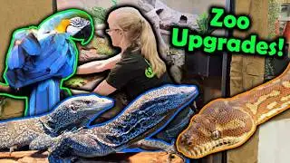 Some of our Zoo Animals get new Exhibits!