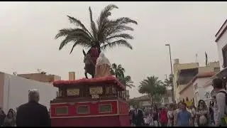 Domingo Ramos 2024, Borriquita Parador (Almeria) - Nuestro Señor (AM Cristo de las Aguas)