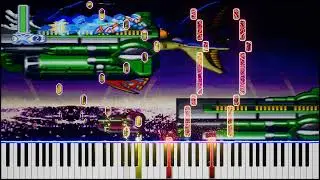 Mega Man X4 - Storm Owl Stage [Piano Tutorial]