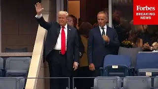 BREAKING NEWS: President Trump Arrives At The U.S. Open Men&rsquo;s Finals In Flushing, New York