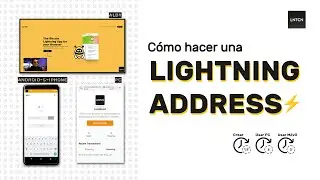 C&oacute;mo hacer una LIGHTNING ADDRESS ⚡ para recibir bitcoin en todos tus contenidos