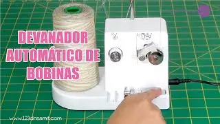 Devanador autom&aacute;tico de bobinas, para bordadoras