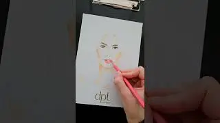 Creating portraits for the PR packages of a jewelry brand. #portraits #art