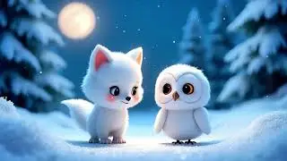 🎵 Snow Moon Cradle - A Silver Lullaby of Gentle Sleep, Safety, and Winter Calm