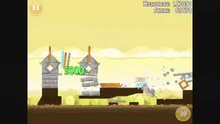 Angry Birds - Mighty Hoax Level 5-19 Walkthrough 3 Stars