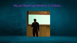 My 1st Standup Mimicry | Chillax Comedy Club | Tamil Standup | 2022 June | Atlanta