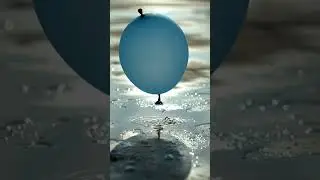 Explos&atilde;o &Eacute;pica de Bal&atilde;o d'&Aacute;gua em Super C&acirc;mera Lenta!