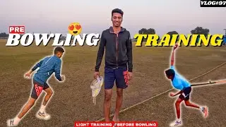 Pre Bowling Practice Routine | Fast Bowler Power + Pace 🔥