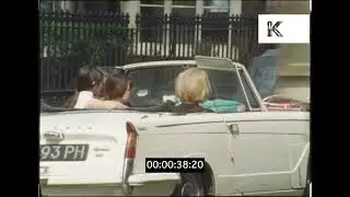 1960s London Swinging, Women Getting into a Cabriolet, 2K