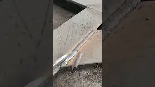 Flat position fcaw welding process #weldingworld #weldingprocess #weldingnation #weldingtechniques