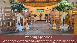 Wedding Speeches Who speaks when and what they ought to mention #weddingetiquette #weddingspeech