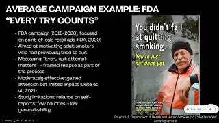 Tobacco Cessation Campaigns (PUBH 60200)