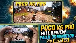 poco X6 pro testing high graphics 4k ultra FPS|handcam poco X6 pro full review  