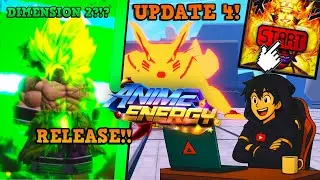 [LIVE 🔴] ANIME FIGHTING SIMULATOR ENDLESS! RELEASE DO ANIME ENERGY!! RUMO AO TOP GLOBAL