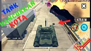 Tank Rusuh Bikin Onar  di Jalan Raya - Tank Traffic Racer