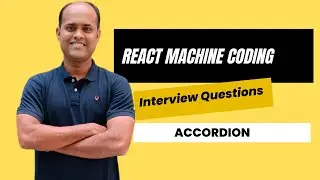 React Machine Coding Interview Questions | Accordion