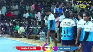 SEMI 💫| UNIVERSE  KANAGINAGAR   vs KAKC SALEM #NAGAI WOMENS KABADDI -  2025