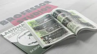 Magazine Marketing Visual | Dynamic Page Scroll Animation