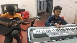 Guitar and keyboard jam Time 