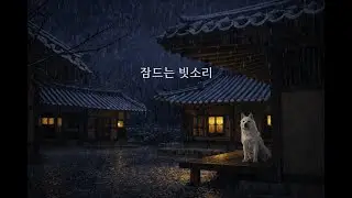 A Night When Sleep Just Won’t Come | Rain Sounds on a Hanok Porch