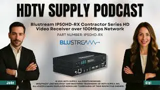 Blustream IP50HD-RX Contractor Series HD Video Receiver over 100Mbps Network