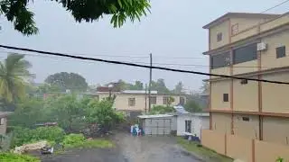 Heavy Rain Cyclone EMNATI in Mauritius