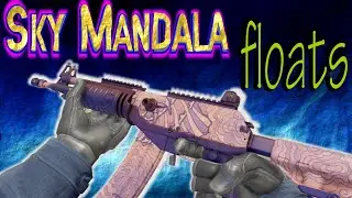 Galil AR | Sky Mandala all floats in game CS2 FN MW FT WW BS csgo harlequin