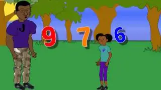Recognizing Numbers Cartoon (1 - 10)