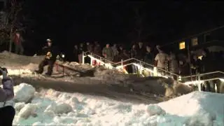 Snowboard, ski enthusiasts stage Norwich's first Rail Jam