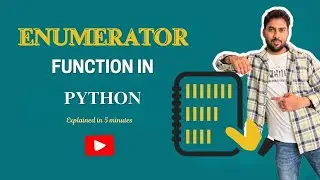Enumerator Function in Python | enumerate() Explained with Examples | Python for Beginners