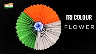 Tri Colour Flower for Republic and Independence Day - 98