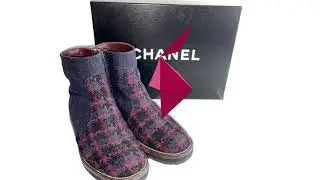 Preloved Design - Chanel Tweed Boots