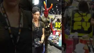 Comic-Con Hellboy Make-up Cosplay