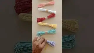 Craft paper rope thread🥰#colorful craft paper rope thread