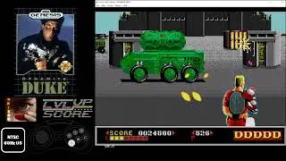 HIGHSCORE - Dynamite Duke - Megadrive 172660pts (Normal)