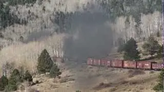 USA - Cumbres & Toltec 20 - Mid-Train Helper on Freight - October 2012