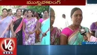Transgenders Cast Their Votes in Greater Warangal Municipal Polls | V6 News