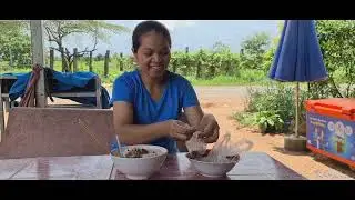 Traditional Khmer Noodle Making