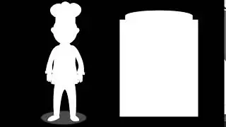 Chef Presenting-Шеф повар маска к нему -FOOTAGE