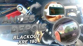 Painel Blackout na XRE190, achamos a solução, confira...