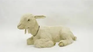 Antique Clockwork Goat Nodder Automaton