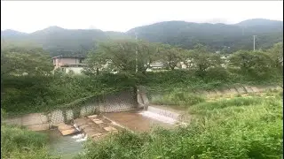 長野県須坂市仁礼の鮎川沿いを撮影
